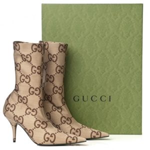 Balenciaga x Gucci Jersey Max GG Monogram Boots